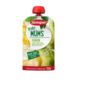 Puuvilja smuuti Fruktumus pirnipüree 3x110g tuutus 5-6.kuust Semper (1tuub-1,74eur)
