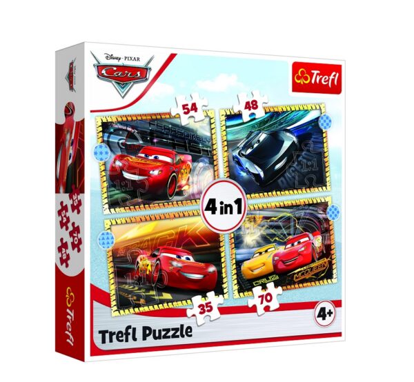TREFL CARS Pusle komplekt 4 in 1 Autod