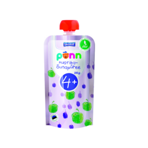 Salvest Põnn Ökoloogiline mustika-õunapüree 3x100g 4+ (1tuub-1,49eur)