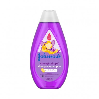 Johnson´s lasteshampoon Strength drops E-vitamiiniga 500 ml