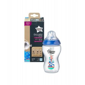 TOMMEE TIPPEE lutipudel Anti-Colic 260ml 0+kuud dekoreeritud tumesinine Laevaga