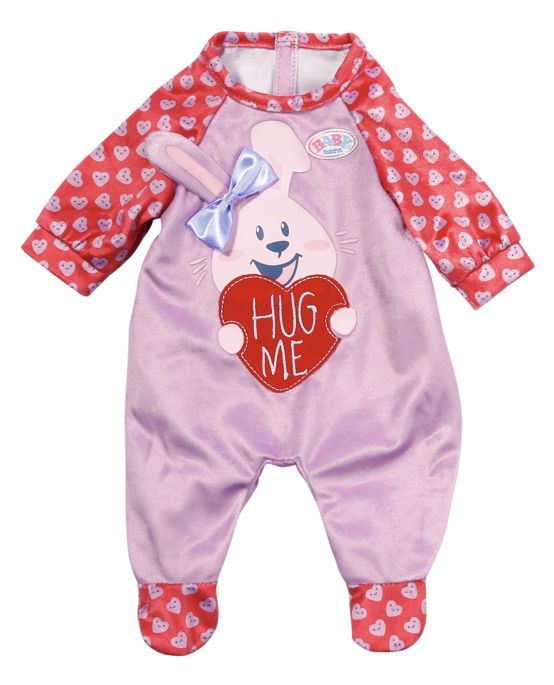 Baby Born  kombe roosa Jänku +riidepuu