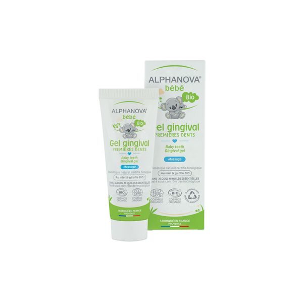 ALPHANOVA BEBE orgaaniline igemegeel beebidele hammaste tuleku leevenduseks kummeli ja aloe veraga, 20ml