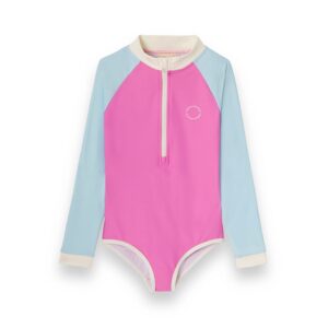 KIETLA ICONIC Ujumistrikoo UPF 50+ päikesekaitsekanga ja UV-sensoriga PINK BLUE