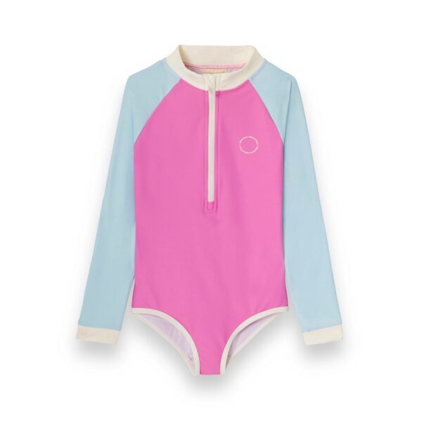 KIETLA ICONIC Ujumistrikoo UPF 50+ päikesekaitsekanga ja UV-sensoriga PINK BLUE