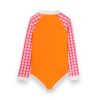 KIETLA ICONIC Ujumistrikoo UPF 50+ päikesekaitsekanga ja UV-sensoriga TARTAN RED – pilt 2