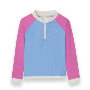 KIETLA ICONIC Ujumis T-särk UPF 50+ päikesekaitsekanga ja UV-sensoriga PURPLE PINK