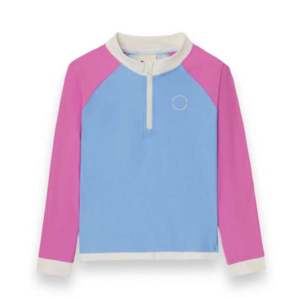 KIETLA ICONIC Ujumis T-särk UPF 50+ päikesekaitsekanga ja UV-sensoriga PURPLE PINK