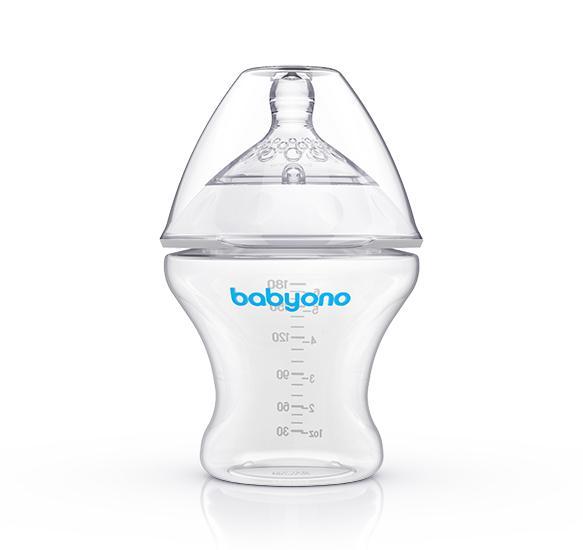 BabyOno Anti-colic lutipudel 180ml NATURAL NURSING