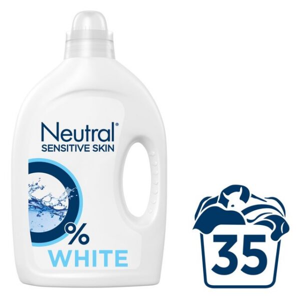 Neutral WHITE WASH Sensitive Skin 1750ml 35 pesukorda