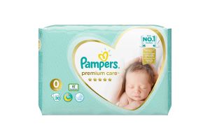 Pampers N0 Newborn <3kg mähkmed enneaegsetele beebidele 30tk Premium Care PC väike pakk