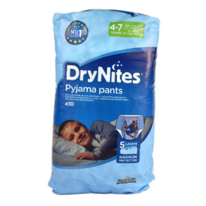 Huggies püksmähkmed ööseks 4-7 aastat poisile 10tk 17-30kg h.sinine pakk