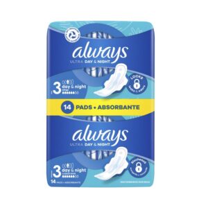 HÜGIEENISIDEMED Always Ultra Day&Night Duo  14tk