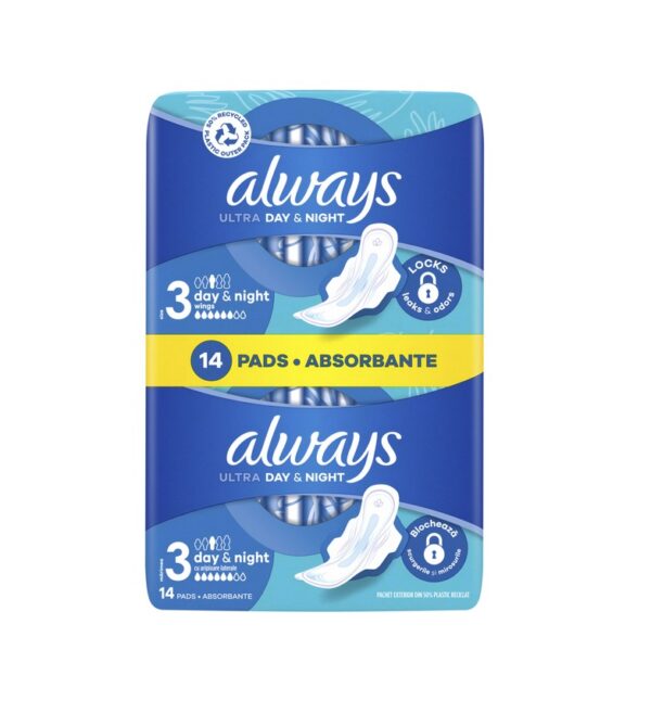 HÜGIEENISIDEMED Always Ultra Day&Night Duo  14tk