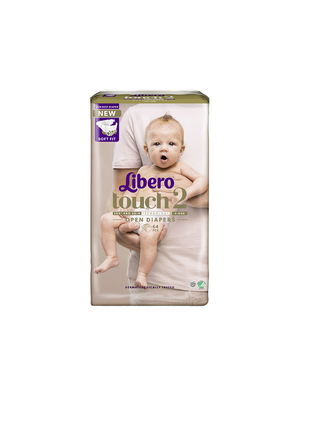 Libero teipmähkmed Touch N2 3-6 kg 62tk