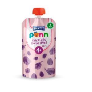 Salvest Põnn ökoloogiline kuivatatud ploomi püree 4-elukuust  3x100g (1tuub-1,32eur)