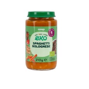 Coop beebitoit pasta bolognese 12.kuust 3x210g (1purk-1,35eur)