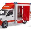 BRUDER BRUDER MB Sprinter kiirabiauto juhiga skaala 1:16 – pilt 5