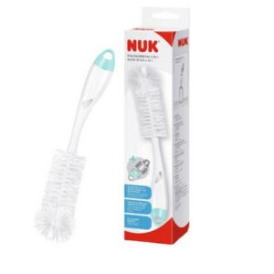 NUK PUDELIHARI+PEIDETUD LUTIHARI  valge/mereroheline