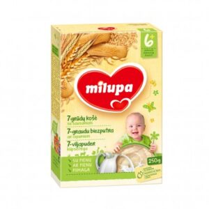 7-viljapuder küpsiste ja piimaga 250g 6.kuust Milupa