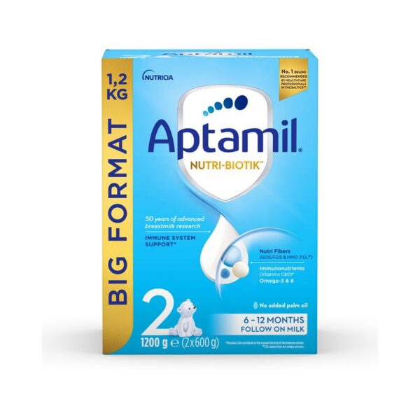 Aptamil 2 jätkupiimasegu NUTRI-BIOTIK  1200g 6+ kuud