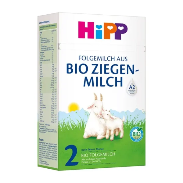 HiPP 2 jätkupiimasegu kitsepiimast ÖKO al. 6 kuust 400g