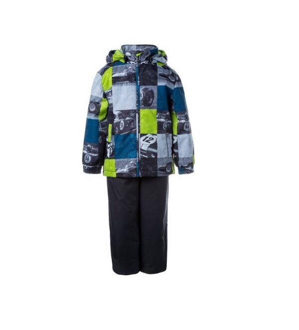 Huppa Komplekt YOKO 41190014 laim mustriga/tumehall-02147  100+40g