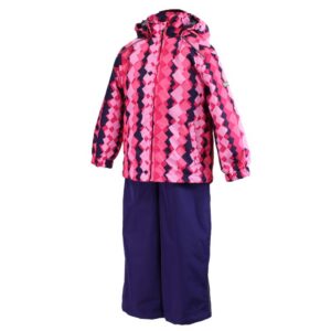 Huppa Komplekt YOKO 4119CS00 863-fuksia mustriga/t.lilla  40g+40g
