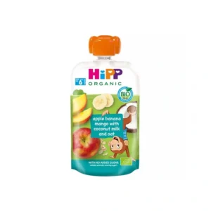 HiPP Hippis õuna-banaanipüree mango ja kookospiimaga ÖKO al. 6k 100g