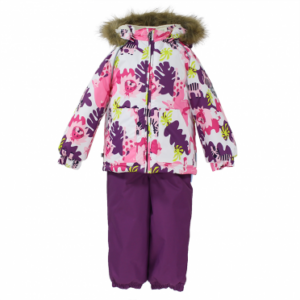 KOMPLEKT AVERY 41780030 63120-valge lõvi mustriga/lilla HUPPA