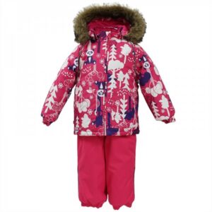 KOMPLEKT AVERY 41780030 73263-fuksia mustriga/fuksia HUPPA