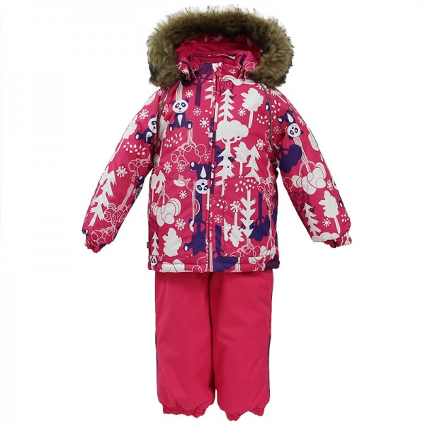 KOMPLEKT AVERY 41780030  73263-fuksia mustriga/fuksia HUPPA