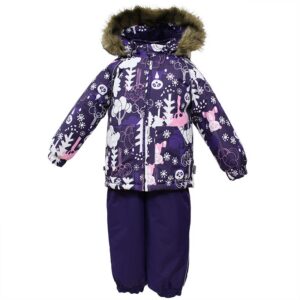 KOMPLEKT AVERY 41780030  73273-tume lilla mustriga/tumelilla HUPPA