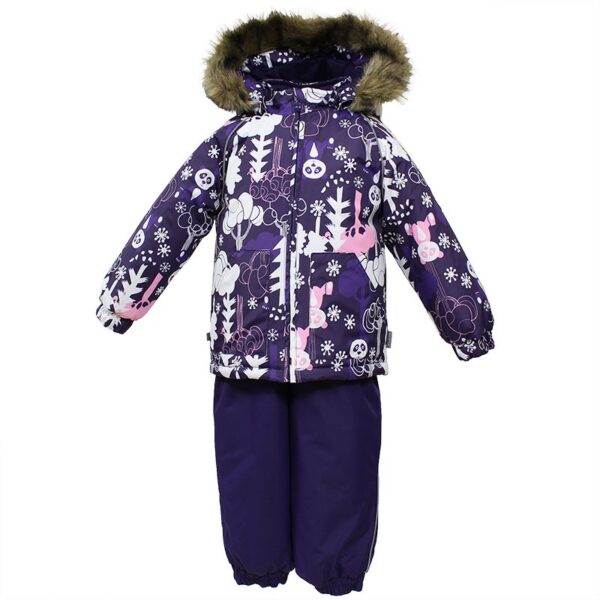 KOMPLEKT AVERY 41780030  73273-tume lilla mustriga/tumelilla HUPPA