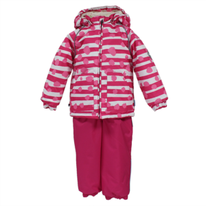 KOMPLEKT AVERY1 41780130 63363-fuksia täpi mustriga/fuksia 86CM HUPPA