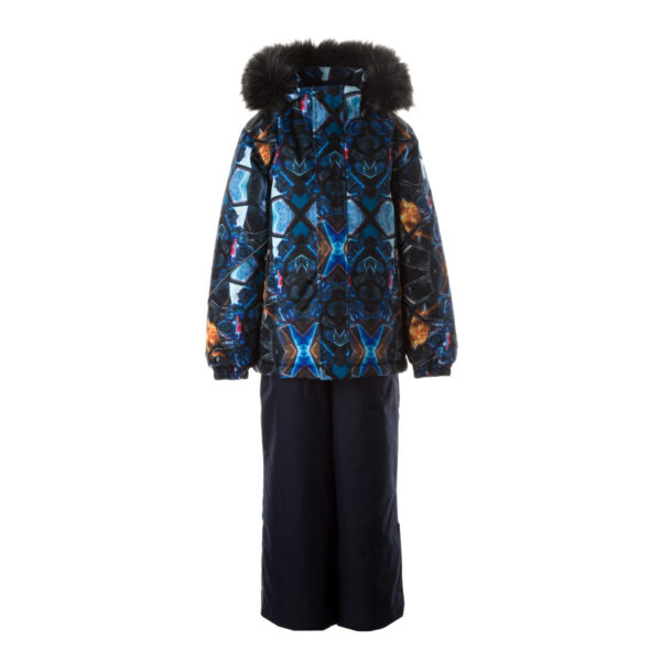 Komplekt DANTE 41930030 (134-158CM) 22599-mitmevärviline MUSTRIGA/must Huppa