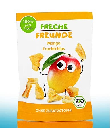 Külmkuivatatud mangokrõpsud, alates 12. elukuust, ökoloogilised FRECHE FREUNDE 14g