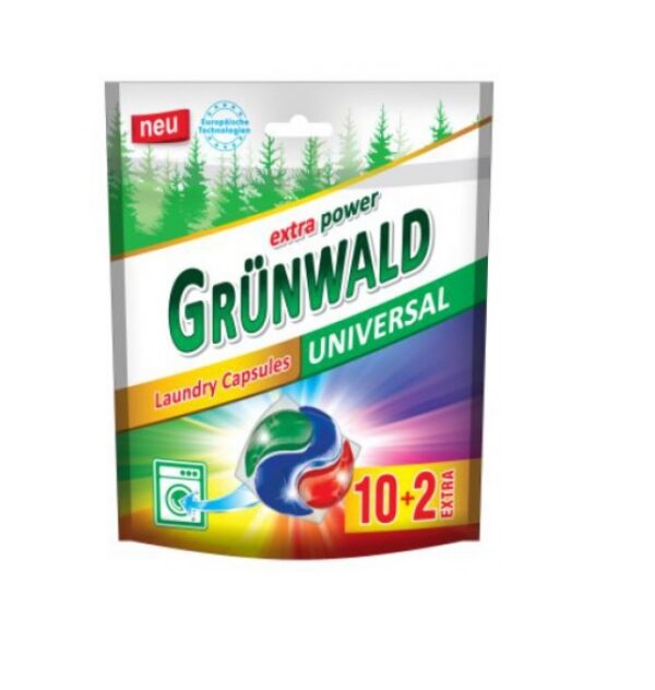 Grünwald pesupesemiskapslid universaalne 12 tk