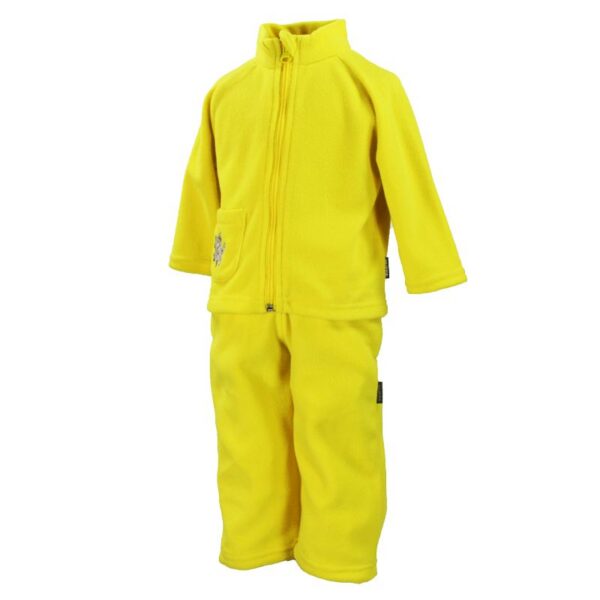 Laste fliiskomplekt CASSY (43010000) 116CM 60052-kollane HUPPA