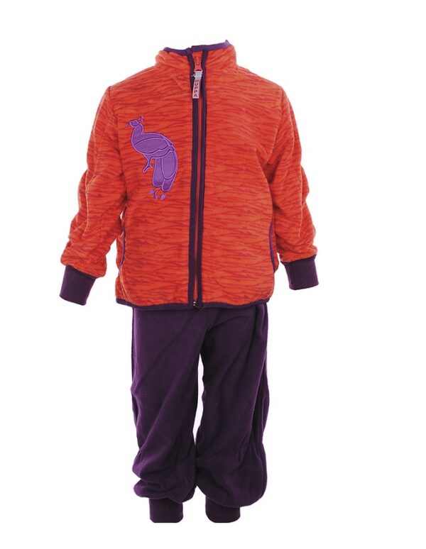 Fliis komplekt KADI 43020000 red pattern/purple 60804 86cm Huppa