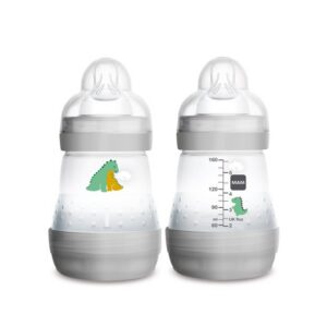 MAM ULTIVENT 80% Anti-Colic LUTIPUDEL 160ML 0+KUUD Hall Draakon pojaga 1tk
