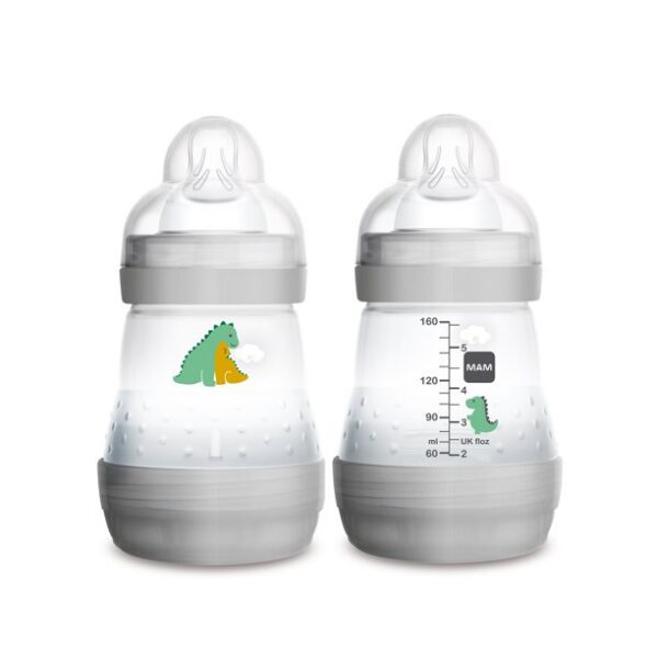 MAM ULTIVENT 80% Anti-Colic  LUTIPUDEL 160ML 0+KUUD Hall Draakon pojaga 1tk
