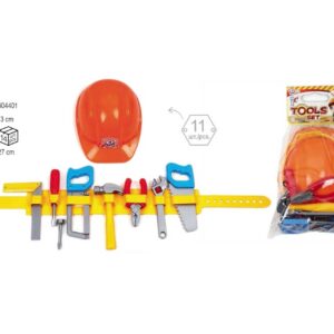 Technok Toys Väikese ehitaja tööriistakomplekt 11-osaline