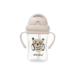 AKUKU 290ml Joogitops sangade ja kõrrega/ÖÖKULL 9+kuud