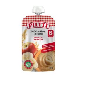 Piltti õuna-banaani puder  3x110g, alates 6-elukuust (1tuub-1,20eur)