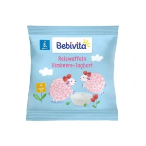 BEBIVITA riisivahvlid vaarika ja jogurtiga al. 8.kuust 30g