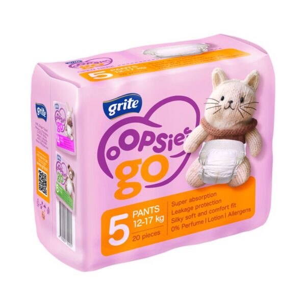 Grite püksmähkmed OOPSIES GO size 5, 12-17kg 20tk