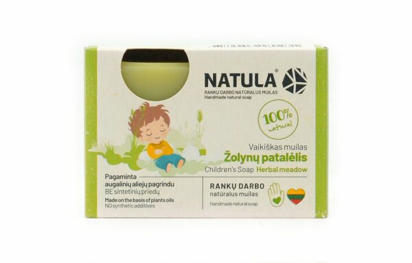Natula Laste seep oliivi- ja kanepiõliga Ürdiaed 95g