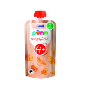 Salvest Põnn Ökoloogiline mangopüree  3×100 g 4+ (1tuub-1,49eur)