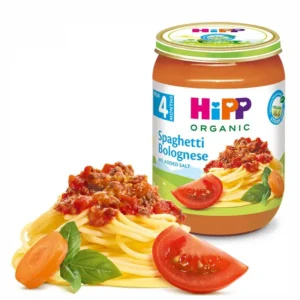 HiPP Spaghetti Bolognese ÖKO 3x125g 4.kuust (1tk-2,65eur)